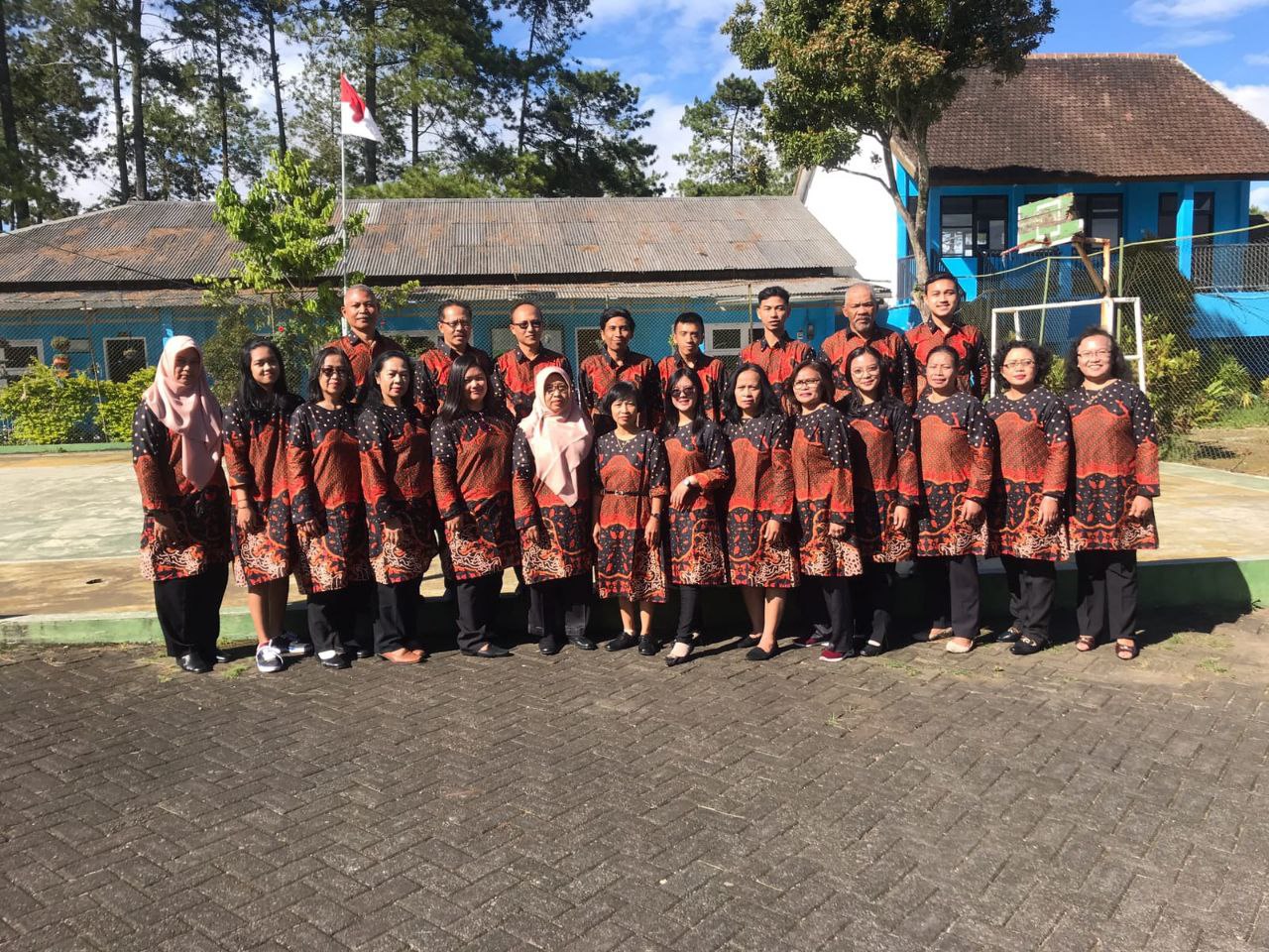 Ruang kelas yang nyaman dan modern di SMAK Baithani